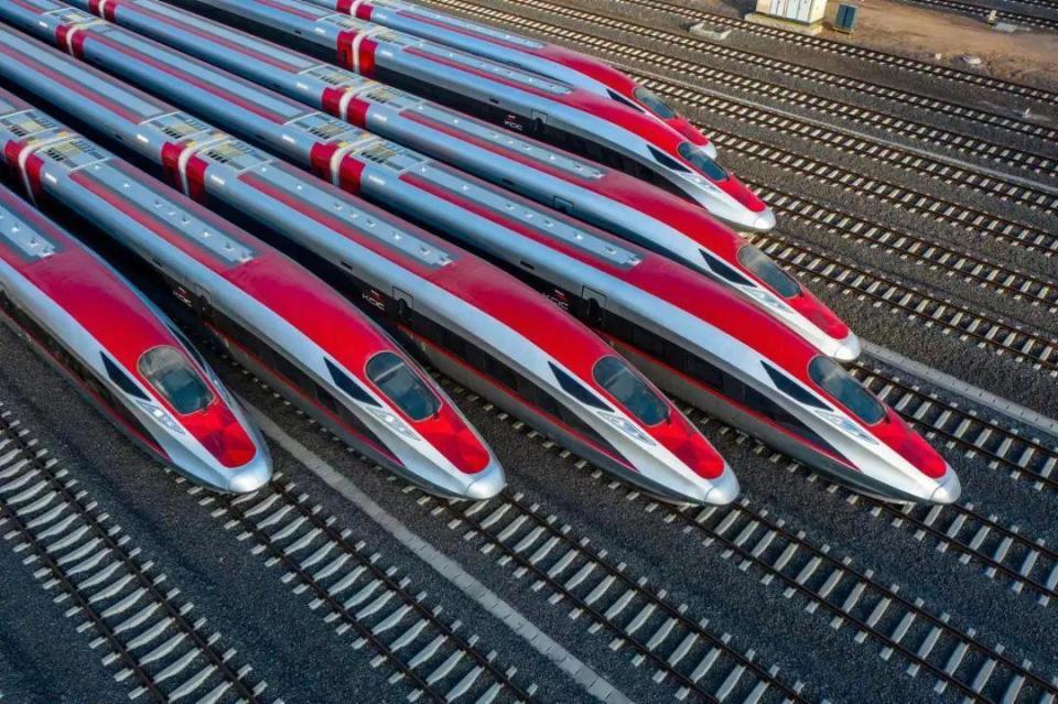 ?雅萬高鐵動車組。中國中車供圖。
