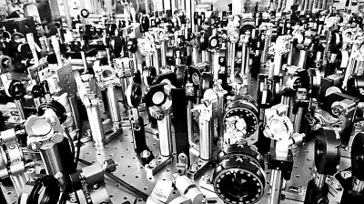 量子計(jì)算原型機(jī)“九章三號”實(shí)驗(yàn)裝置示意圖(部分)。圖片由中國科學(xué)技術(shù)大學(xué)提供