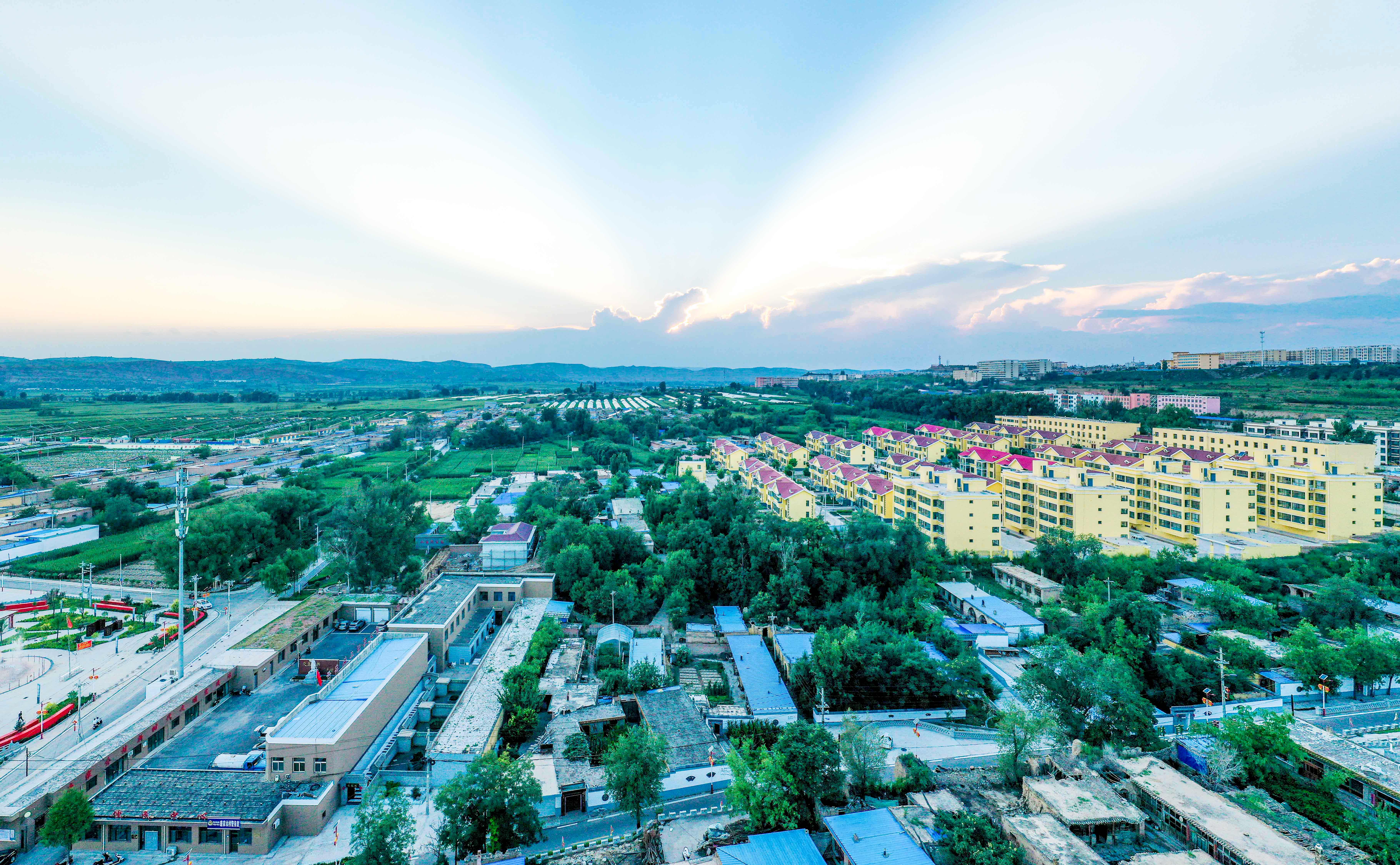 黃河岸邊的美麗村莊——唐家會(huì)村。