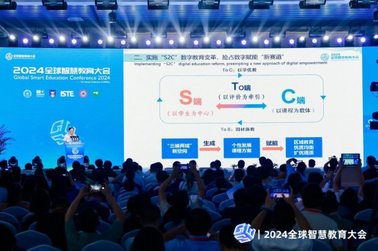 重慶高新區(qū)“S2C”數(shù)字教育亮相全球智慧教育大會(huì)。